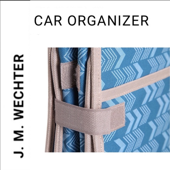 🆕🚙 Geometric Car Cooler Organizer Travel Tote BL - Picture 6 of 13